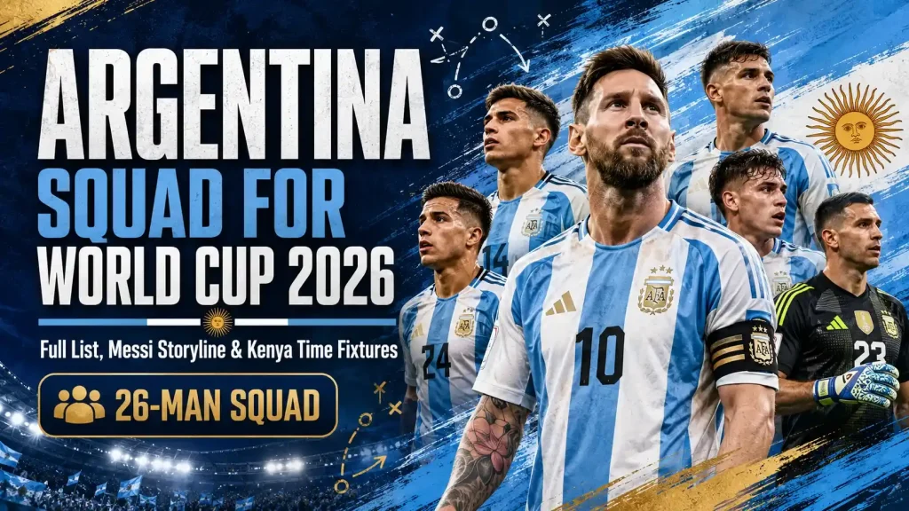 Argentina Squad for World Cup 2026
