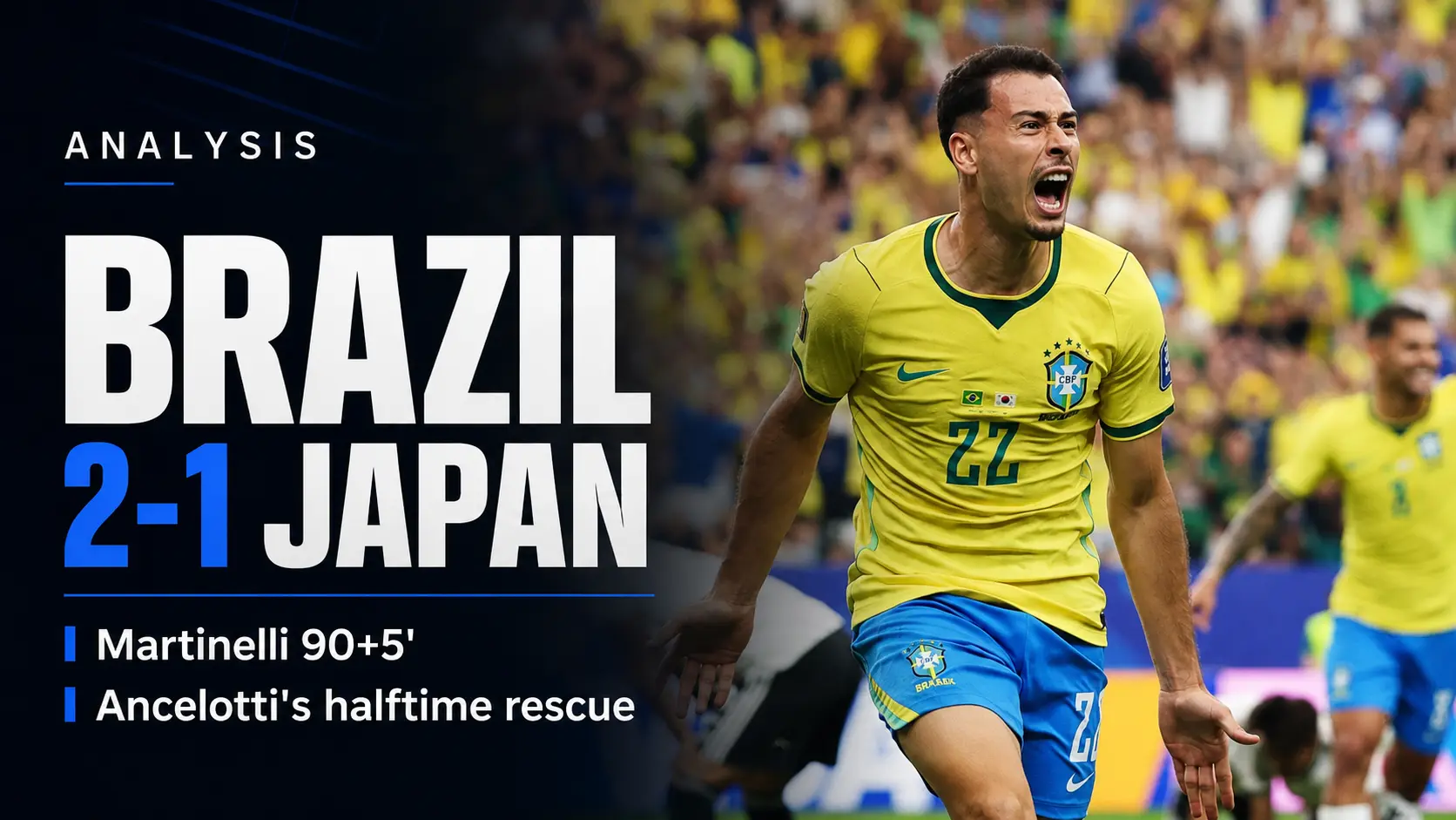 Brazil 2-1 Japan