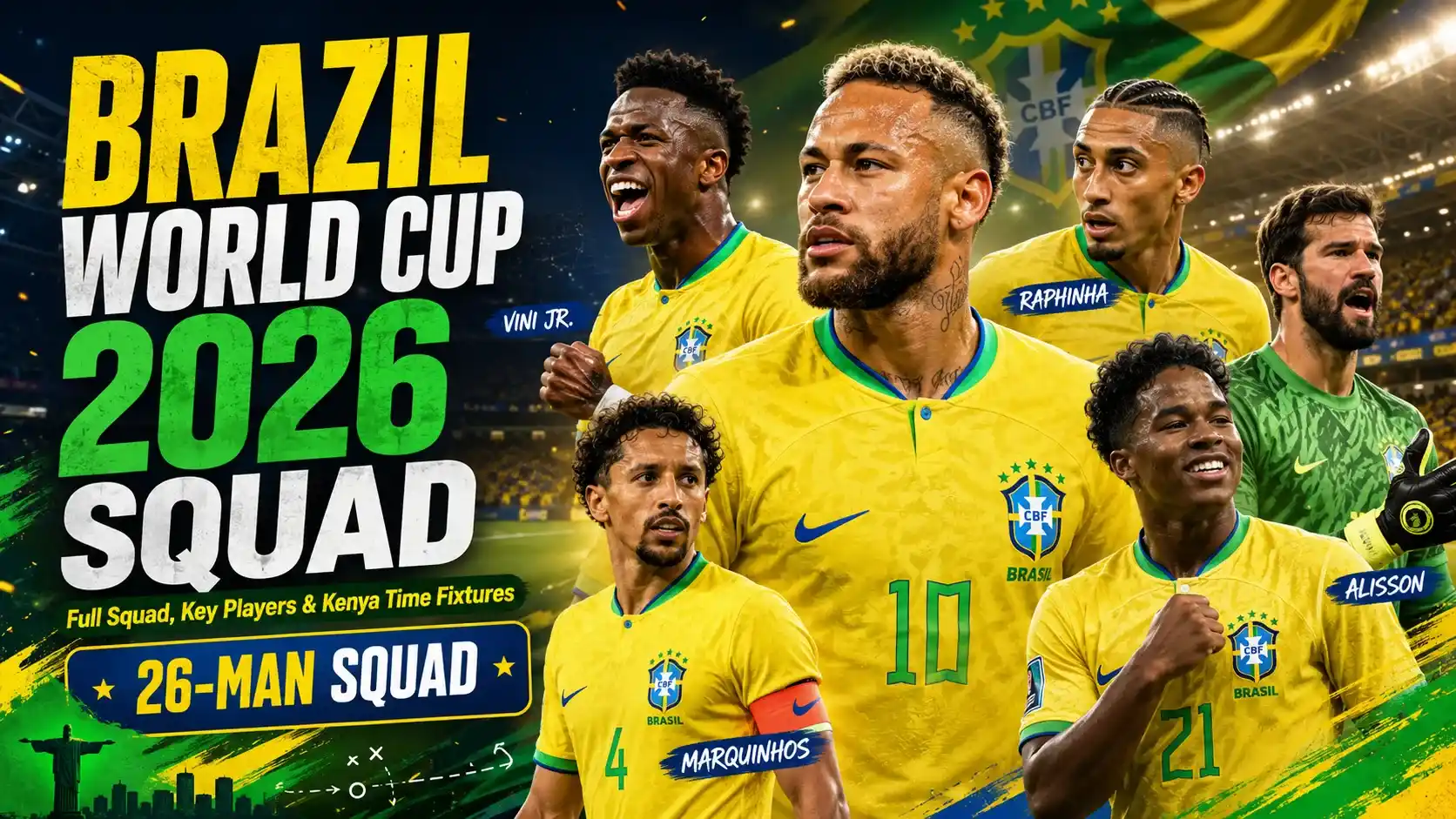 Brazil World Cup 2026 Squad