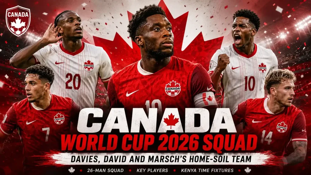 Canada World Cup 2026 Squad