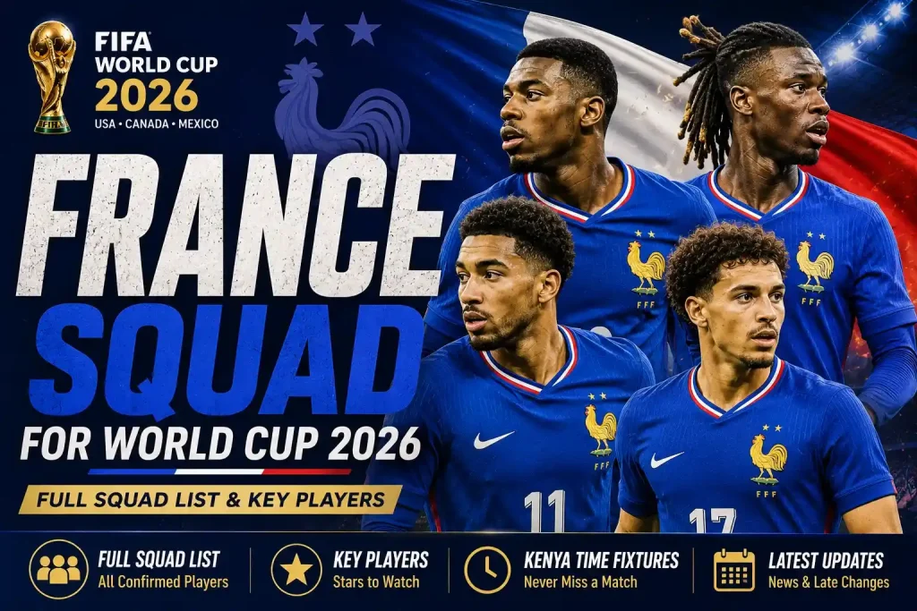 France Squad for World Cup 2026