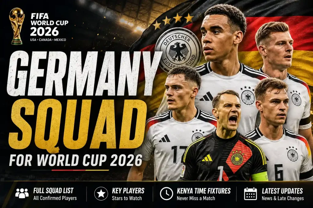 Germany Squad for World Cup 2026