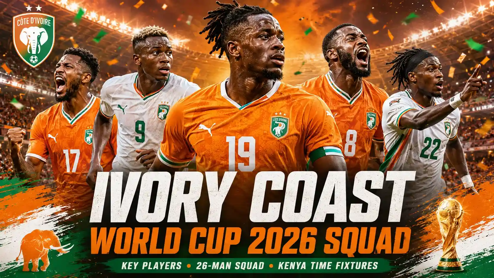 Ivory Coast World Cup 2026 Squad