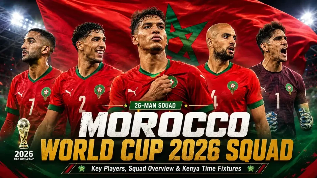 Morocco World Cup 2026 Squad