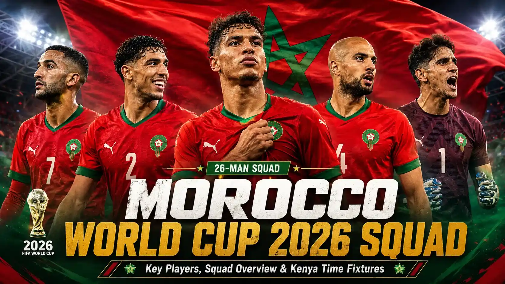 Morocco World Cup 2026 Squad