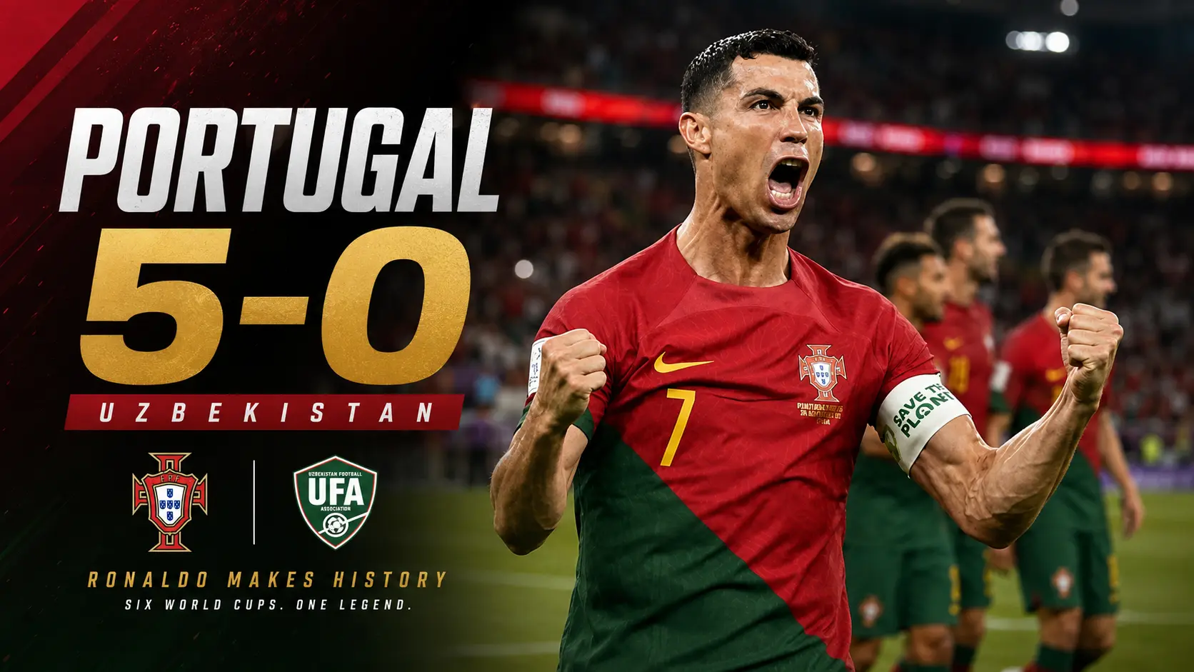 Portugal 5-0 Uzbekistan Analysis