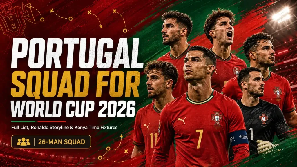Portugal Squad for World Cup 2026