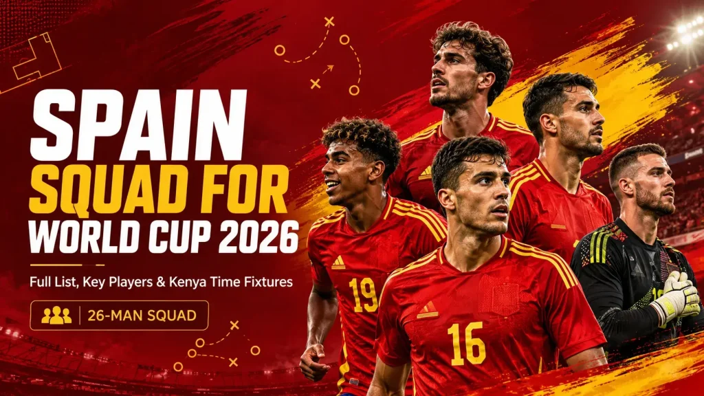 Spain Squad for World Cup 2026