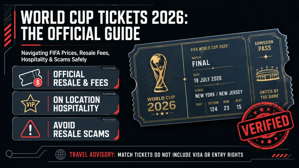 World Cup Tickets 2026 FIFA Prices, Resale Fees, Ticket Errors and Hospitality Guide